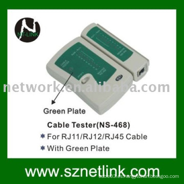 Probador de cable para cable rj11 / rj12 / rj45 con placa verde